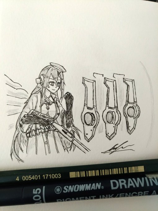 Inktober day 8 - Favorite SG

M1014

#少女前線 #ドルフロ 