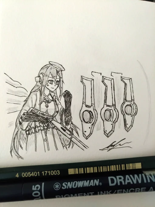 Inktober day 8 - Favorite SG

M1014

#少女前線 #ドルフロ 