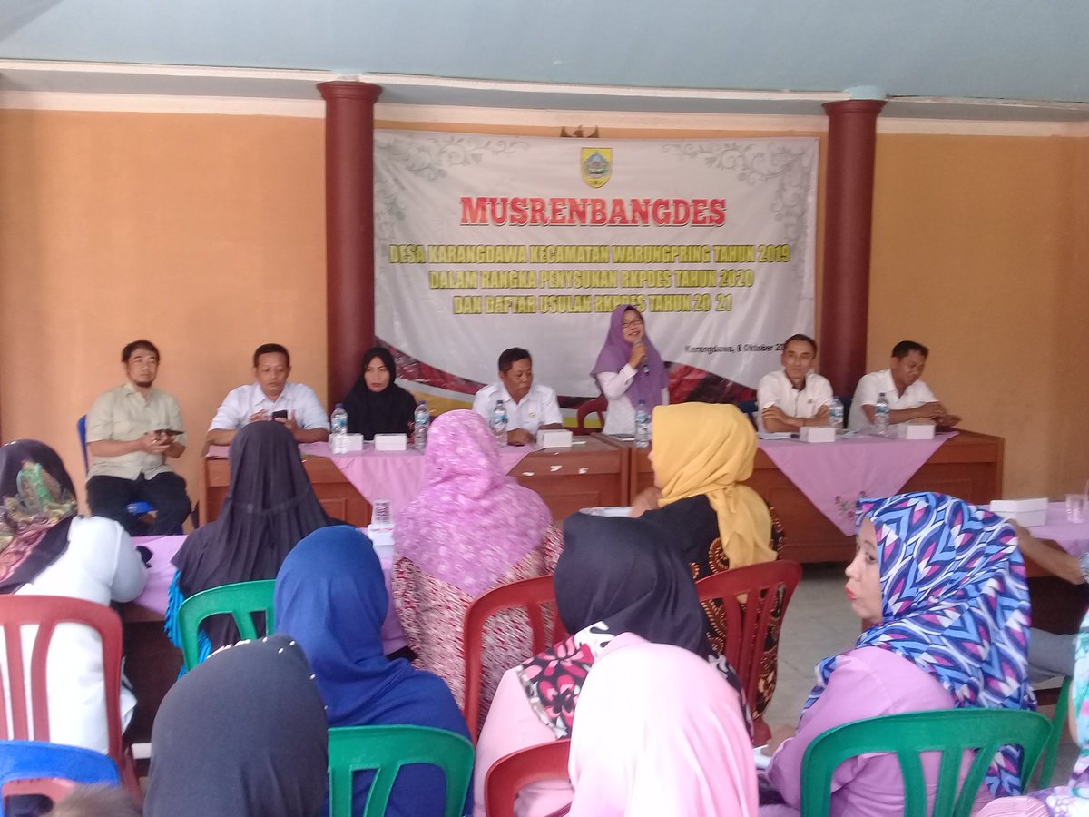 MUSRENBANGDES th 2019, 
dlm rangka penyusunan RKPDes th 2020.
     Semanga........tttt^^^

<a href="/kecwarungpring/">kecwarungpring</a> 
<a href="/dinpermasdespml/">Dinpermasdes Pml</a> 
<a href="/provjateng/">Provinsi Jawa Tengah</a>
<a href="/puspindes/">PUSPINDES</a>