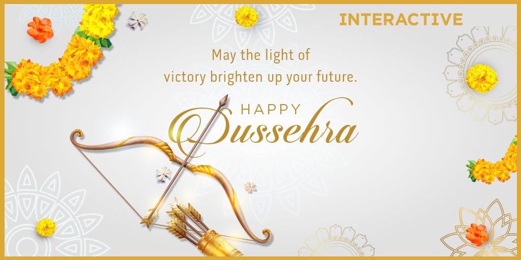 _Interactive_IN's tweet photo. Wish you and your loved ones a very blissful year ahead. 
#HappyDussehra #Dussehra2019 https://t.co/qafqvGQ8TH