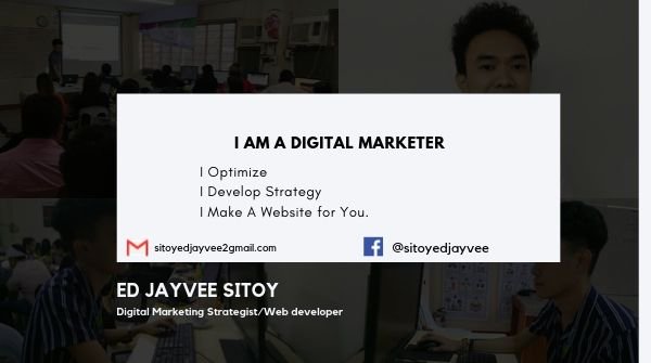 EdSitoy's tweet photo. As a digital marketer, I am responsible for developing the strategy used in marketing a product online, utilizing techniques in the field as social media, Web analytics, email marketing and search engine optimization. You might need a help now to boost your marketing. https://t.co/vmdMKidSUb