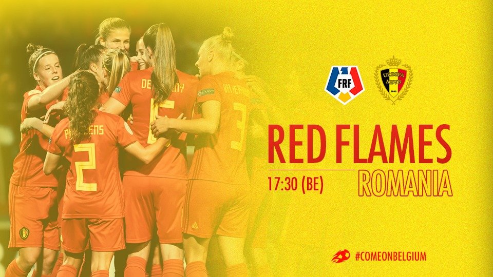 BelRedFlames's tweet photo. Matchday! We face @hai_romania in our first away qualifier on our road to @UEFAWomensEURO 2021 🔥

📺 @RTLsportbe &amp; @Q2_official 

#ROUBEL #WEURO2021 #TheWorldAtOurFeet 🇧🇪 https://t.co/uJGK3SvevF