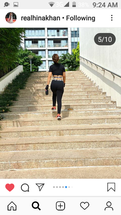 Hinaholics4's tweet photo. And our gym queen is back with her unique swag..no one can beat hina in style as she is a style diva and she will be a style diva in future 😍😘😍😍
#HinaKhan
#GymWorkOutWithHinaKhan
#GymSwagger
@eyehinakhan https://t.co/GcOQ6c6b97