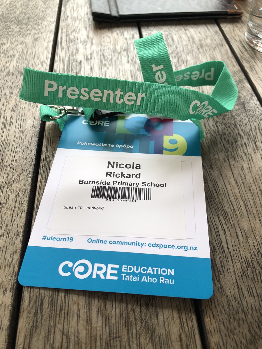 Excited to be at #ulearn19 and even more stoked to be presenting with <a href="/TrudiBrowne/">Trudi Browne</a>.  Spreading the Oracy message! #oracynz <a href="/educationhubnz/">The Education Hub</a>