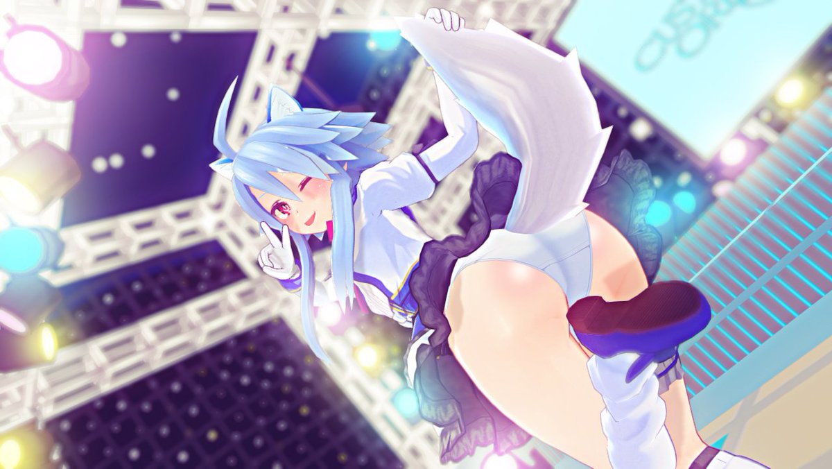 Excahm's tweet photo. Doggy Idol Blanc!

#CM3D2 #Neptunia https://t.co/eRqznOZqAX