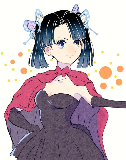 タケノコさんがTwitterに投稿した神崎アオイ(鬼滅の刃)のイラスト。