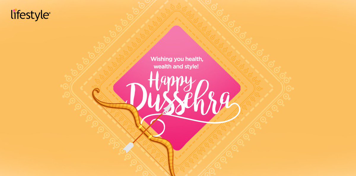 Lifestyle Stores wishes you a very HappyDussehra . . 