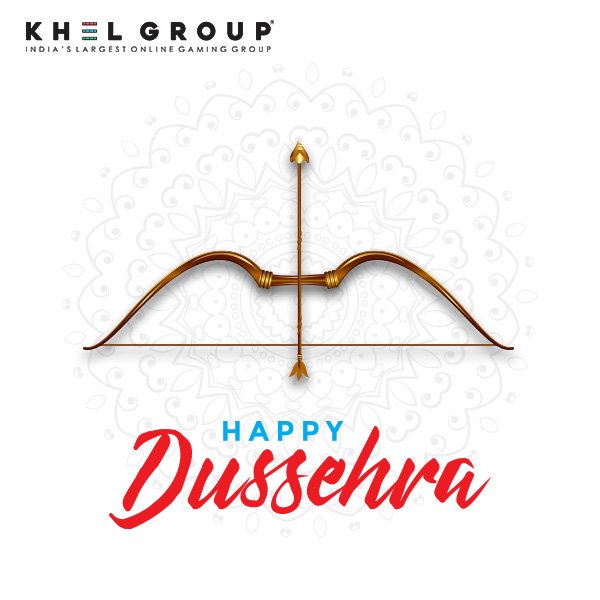 thekhelgroup's tweet photo. Let’s come Together &amp; Celebrate the Victory of Good! 

Happy Dussehra 

#Dussehra #KhelGroup #HappyDussehra
#HappyDussehra2019 https://t.co/SskTvYjZ3H