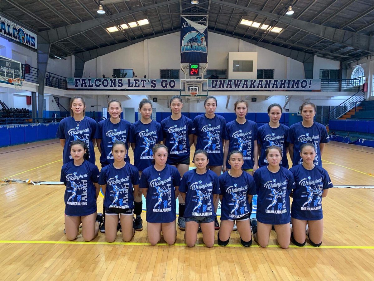 AdU_Volleyball's tweet photo. Calling all Adamsonians! Let us all support the quest of the Adamson Lady Falcons for Championship crown in the PVL Collegiate Finals!

Game 1 is set tomorrow at 11am, same venue at San Juan Arena.

Wear BLUE SHIRTS, cheer loud and proud Klasmeyts! #Unawakanahimo https://t.co/2DMQls88Jf