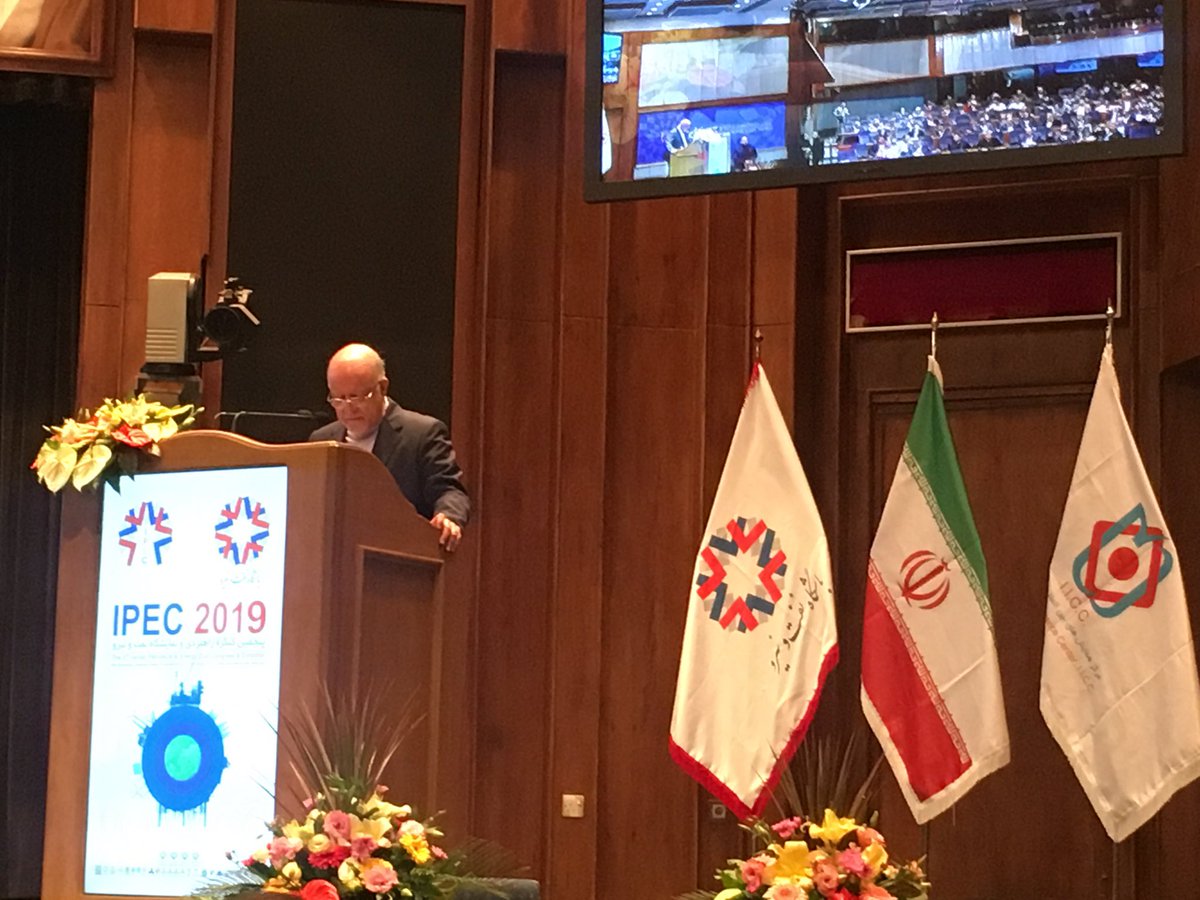 fardavar's tweet photo. آغاز شد: سخنرانی وزیر محترم نفت، جناب مهندس #زنگنه در کنکره نفت و نیرو #IPEC2019 https://t.co/Scq449jtpT