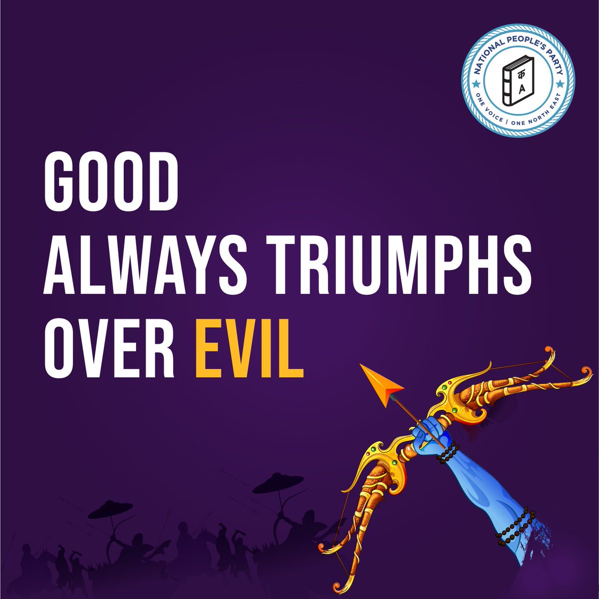 NPPIndia_'s tweet photo. Wishing you a very #HappyDussehra from all of us at NPP. https://t.co/CISPglbZtX