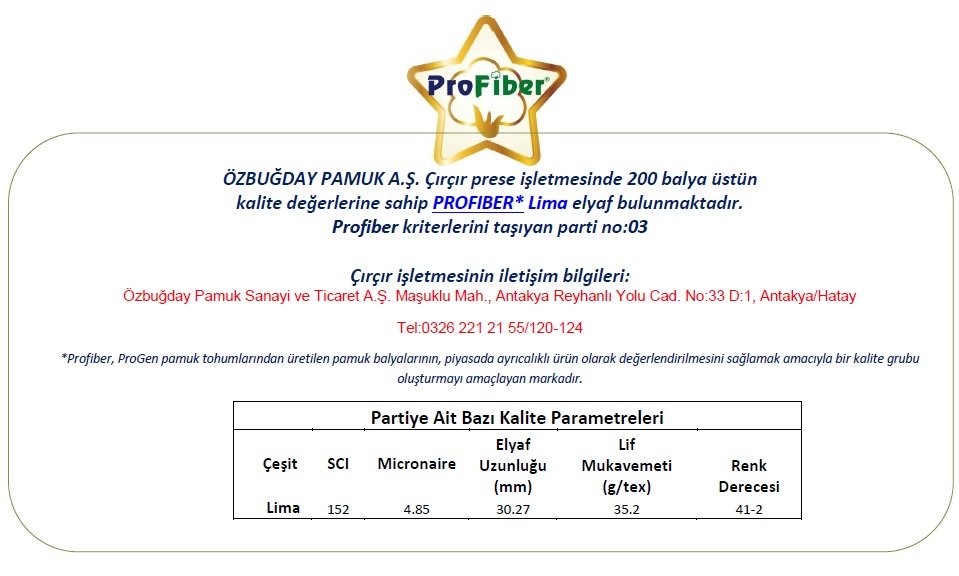 ProGenTohum's tweet photo. Profiber Duyuru-3
#profiber üstün elyaf karakterine sahip #progen pamuk tohumlarından üretilen pamuk balyalarının piyasada ayrıcalıklı ürün olarak değerlendirilmesini sağlamak amacıyla oluşturulan kalite grubunu ifade eder.
https://t.co/aX9DA7ZKZj
#progen #tohum #seed #progenseed https://t.co/WU6BGFcCC1