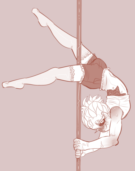 #allmight. #kinktober2019. pic.twitter.com/KieJUWnnEV. day 8 was pole danci...