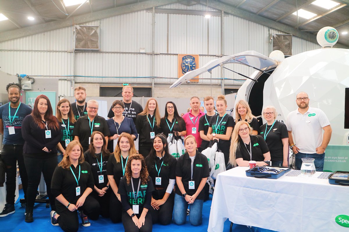 The #Specsavers team have arrived at this year's  #CornwallSkillsShow! They're ready and waiting to chat to students from all over the South West about career opportunities at Specsavers 🤗 <a href="/CareersHubCIoS/">Careers Hub CIoS</a>  #CornwallSS19 #SouthWest #Cornwall #Careers