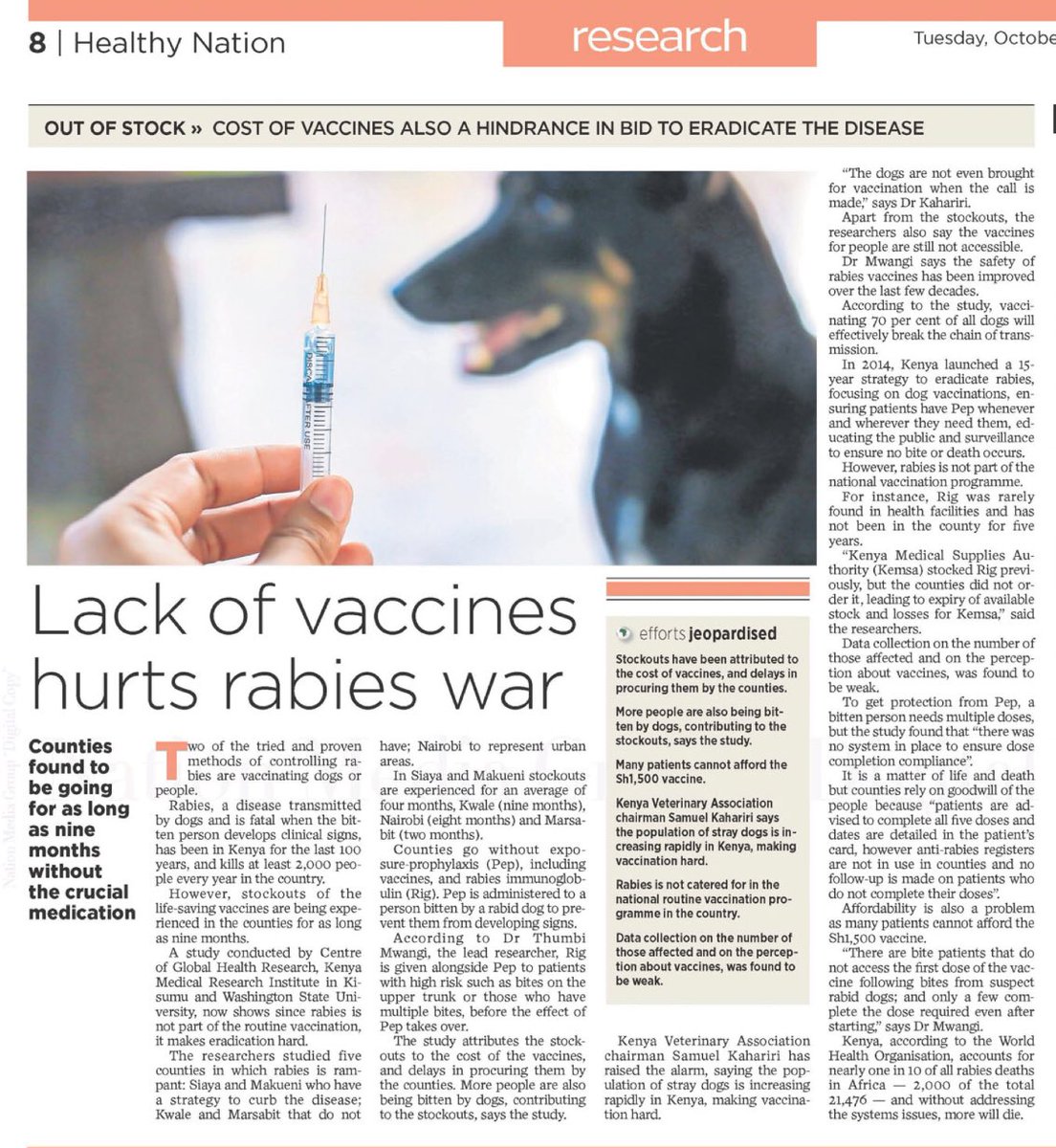 #Rabies #ZeroBy30 <a href="/EndRabiesNow/">End Rabies Now</a> <a href="/RabiesAlliance/">GARC</a> <a href="/kenyavetboard/">Kenya Vet Board</a> <a href="/kvanational/">KVA</a> <a href="/BekriAmal/">Amal El Bekri</a> @BeyondaHeadline chooses whom she wants to associate with <a href="/RiazGilani/">🇵🇸 Riaz Gilani 🍉</a> #KichaaChaMbwa <a href="/VetAnalyst/">veterinary mogul</a> <a href="/NyoikeTj/">TJ Wanyoike</a> <a href="/LSPCA/">CZ༝ 🔶 ༝Binanceᅠᅠᅠᅠᅠᅠᅠᅠᅠᅠᅠᅠᅠᅠᅠᅠᅠᅠᅠᅠᅠᅠᅠᅠᅠᅠᅠᅠᅠᅠᅠ</a> <a href="/LukeGamble/">Luke Gamble</a> <a href="/Mbwa_Wa_Africa/">Mbwa Wa Africa</a> #EliminateRabies <a href="/furrysentinel/">Patrick Bastiaensen</a> <a href="/MSDAnimalHealth/">MSD Animal Health</a>