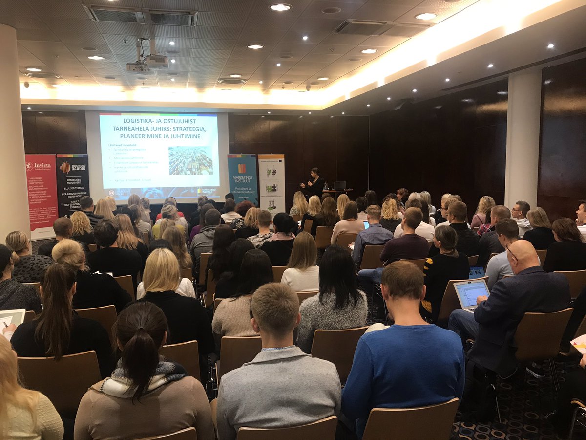 Marketingi_Inst's tweet photo. Oleme ettevõtluspäeval, kus tutvustame turunduse viit kõige kuumemat trendi 💥 https://t.co/2DEci1wGZd