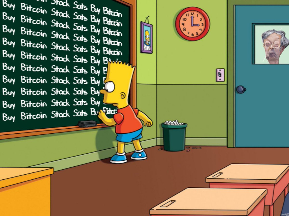 BuyBitcoin and #StackSats - Simpsons edition