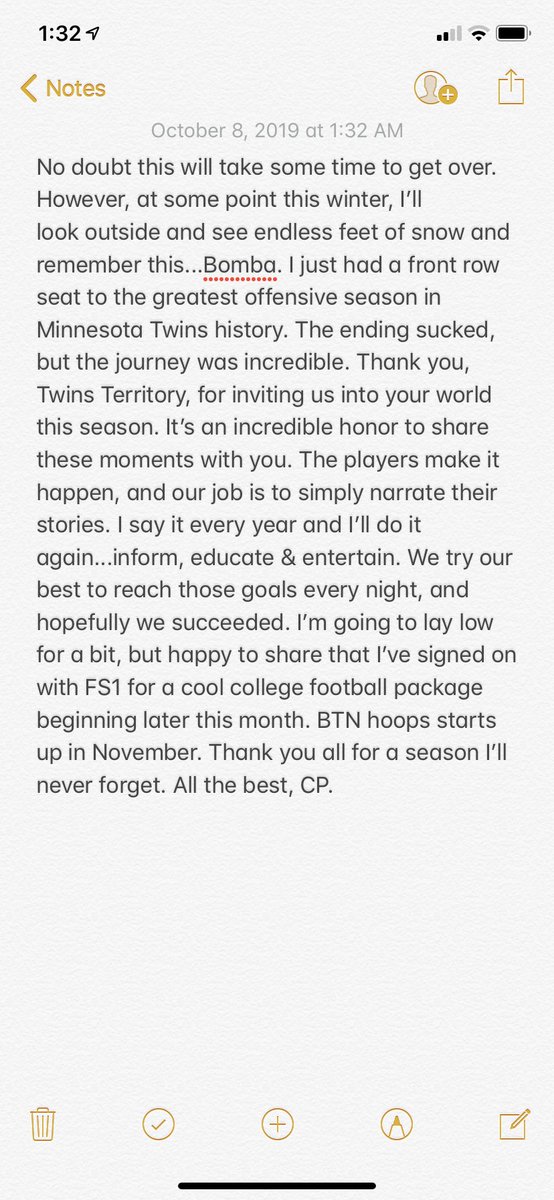 CoryProvus's tweet image. Thank you @Twins.