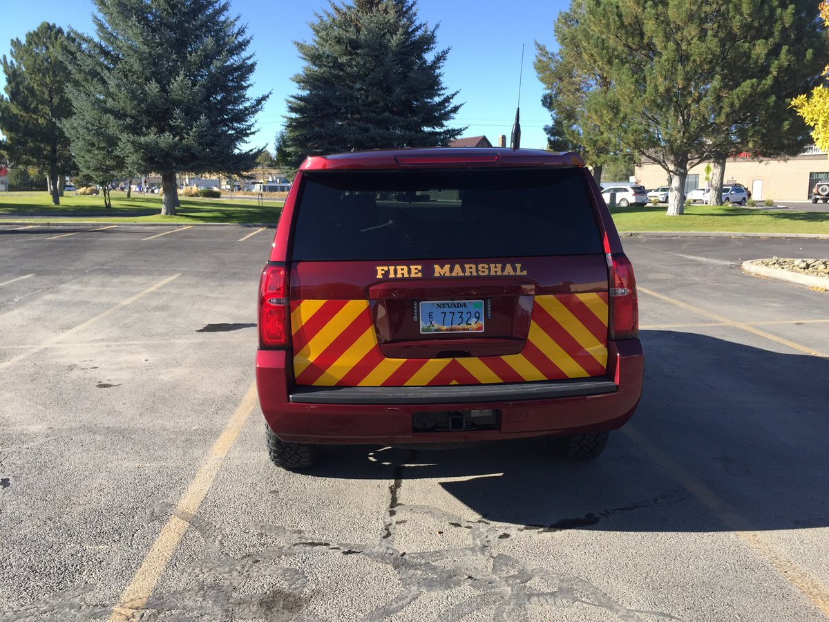 ElkoFire's tweet image. New Fire Marshal vehicle