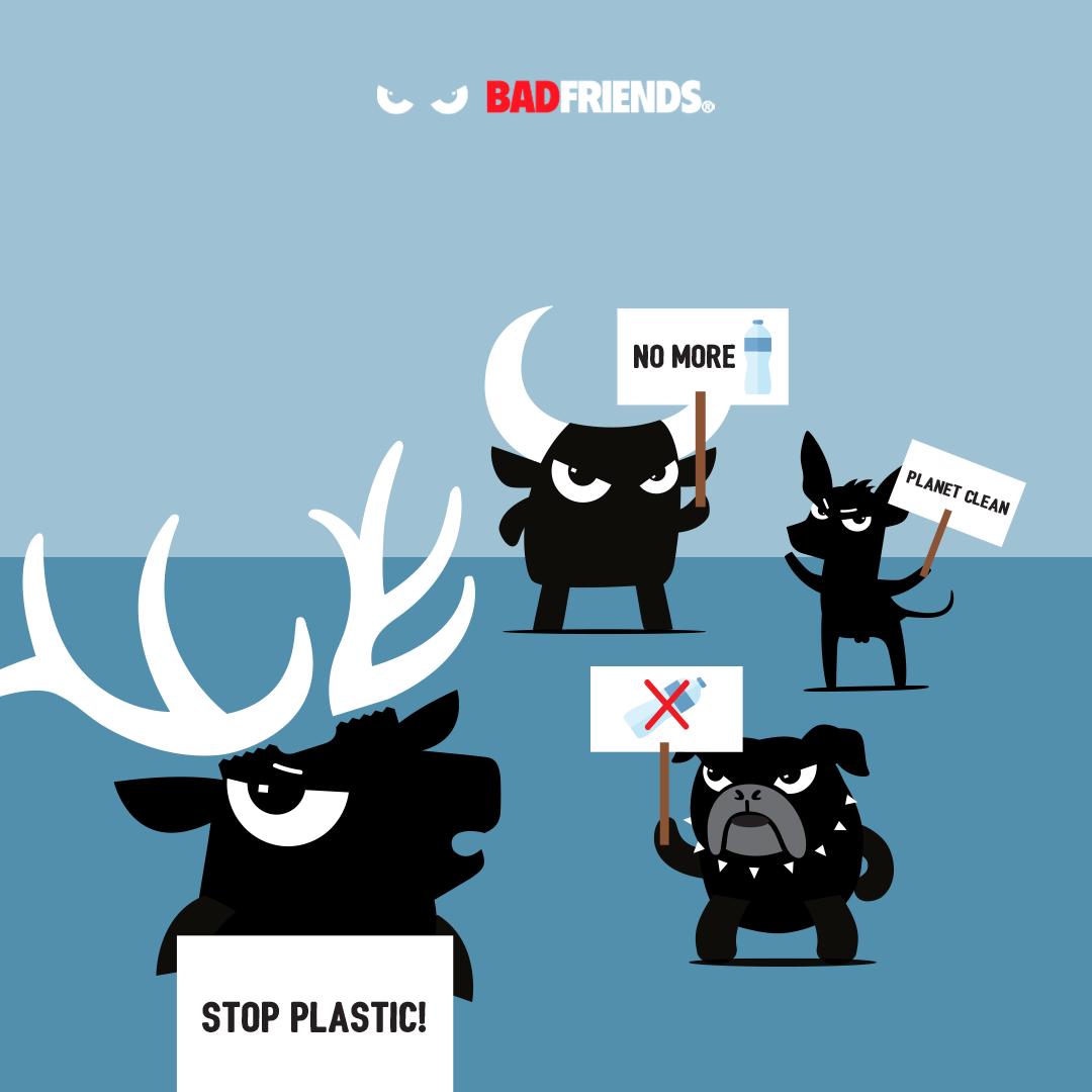 badfriendsgang's tweet photo. Do you know that Friday 18th is the #WorldNatureProtectionDay? 🔝
#BadElk invites you to start protecting our planet earth recycling in our day to day 🌎 Are you in? https://t.co/X8G18YKJ6a