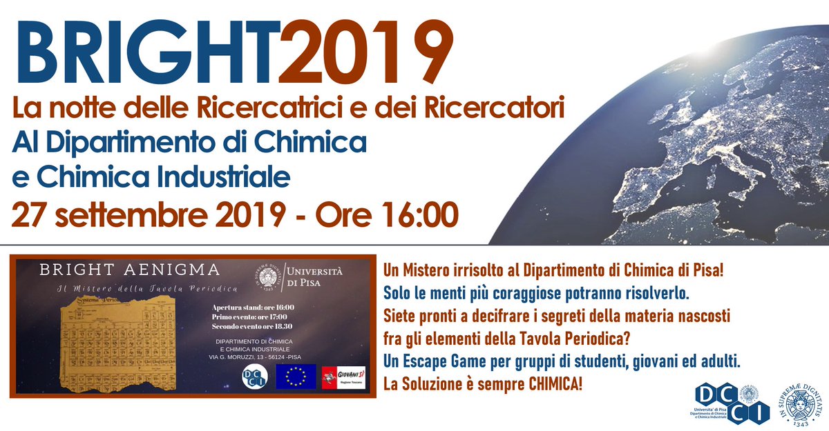 Dcci Unipisa A Video Of Bright19 The Great Event In Our Department Of Chemistry At Unipi Unipisa Chemistry T Co Lfv9cpnov2 T Co Umywox3hpe Dcci Unipisa A Video Of Bright19 The Great Event In Our Department Of Chemistry At Unipi Unipisa Chemistry T Co Lfv9cpnov2 T Co Umywox3hpe
