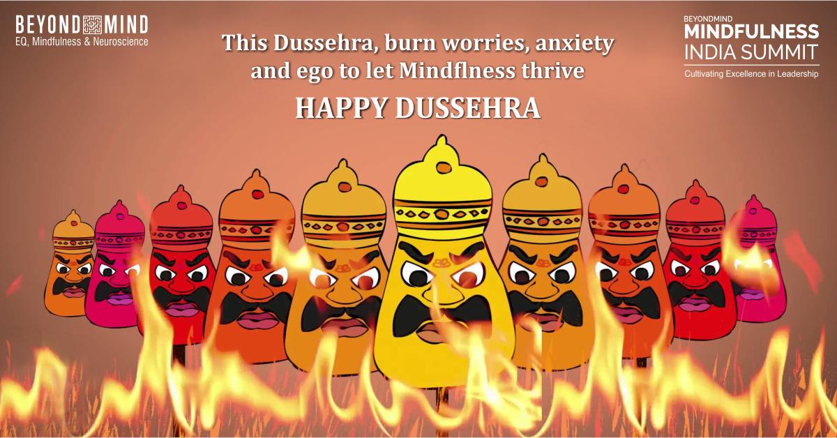 MindfulIndiaNow's tweet image. Dussehra signifies Self-Awareness &amp;amp; Resilience, how being compassionate &amp;amp; empathetic leads to victory! #mindfulnessindiasummit #mindfulnessindia #beyondmindlearning #neuroscience #leadership #Growth #Dussehra #Dussehra2019 #HappyDussehra @mbehl1 @shalinibehl @Beyondmindnow
