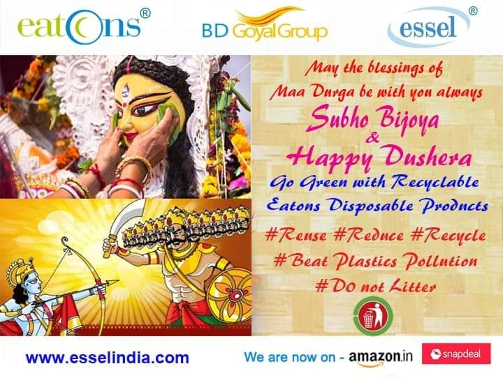 Essel_Eatons's tweet photo. #bijoyadashami 
#HappyDussehra
#beatplasticpollution 
#reduce 
#reuse 
#Recycle 
#DoNotLitter
#SwachhataHiSeva 
#SaveEnvironment https://t.co/LL4o2CTEwh