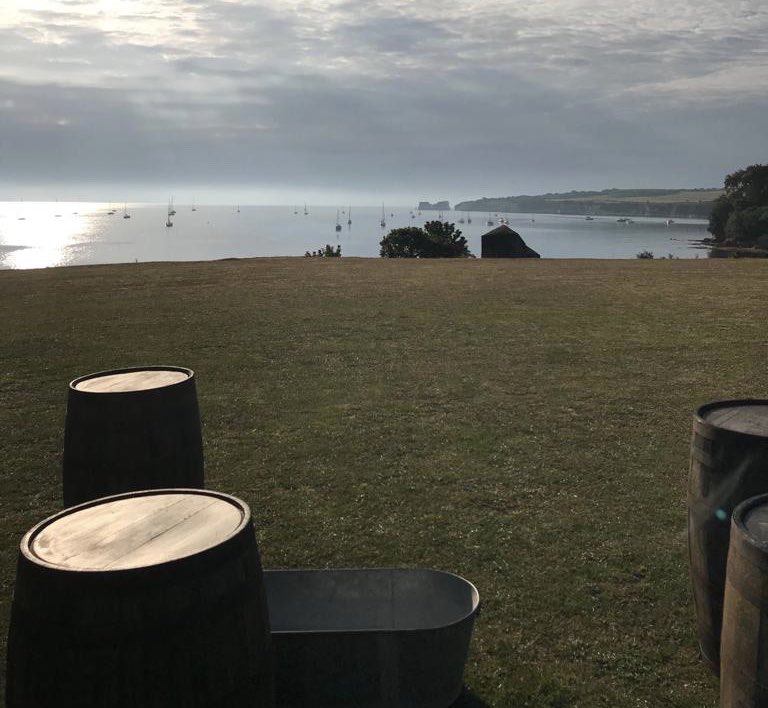 Our rustic vintage props have been hired out at some beautiful wedding venues this summer ☀️ this was at a clients wedding at Studland House- what a view!
#studland #weddings #dorsetwedding #vintageprops