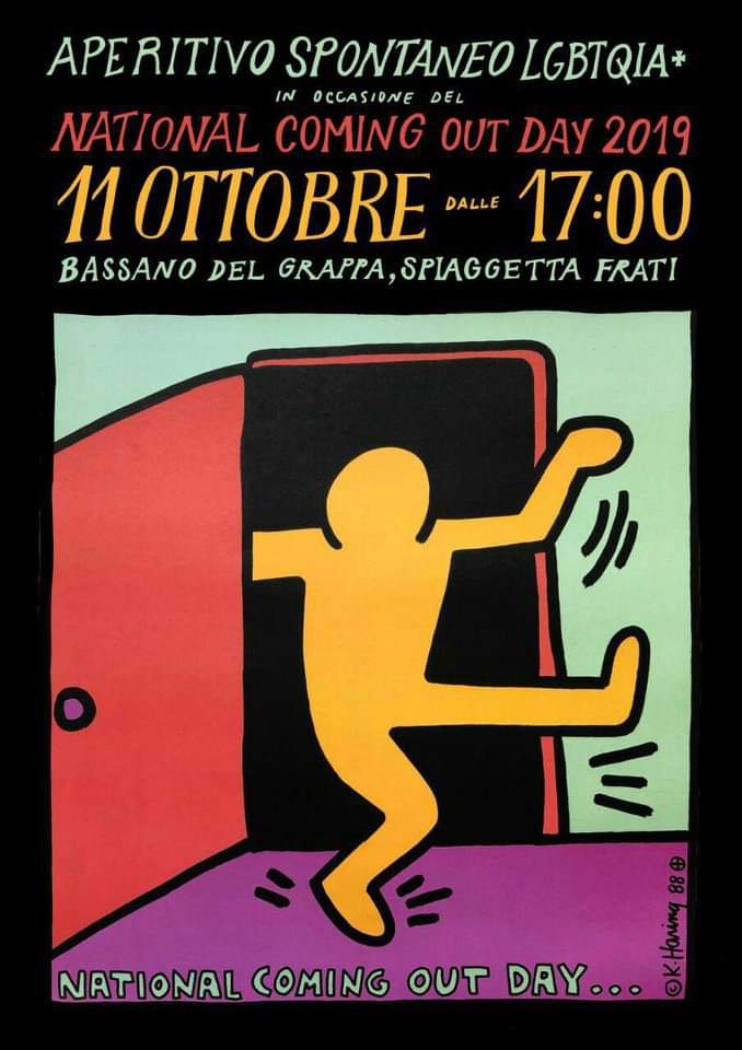 circolotondelli's tweet photo. #Bassano i giovani bassanesi celebrano la Giornata internazionale del #ComingOut. Volentieri diamo diffusione all'evento 🌈

#ComingOutDay https://t.co/WokPgrTkE7