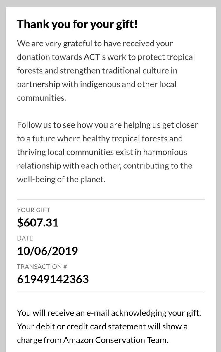 BTS_NEIndia's tweet photo. #IndianBTSARMYSaveThePlanet is finally complete! We at NE INDIA collected 15,000INR for our NamKook Project and has been donated to the AMAZON CONSERVATIVE TEAM. Together #TeamIBAACT donated ₹43,012 = $607.31 = ₩724,064. Thank-you everyone for supporting.
@BTS_twt https://t.co/ZtucD01Gb8