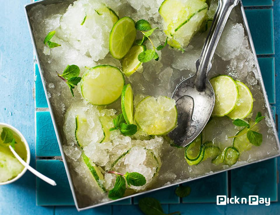 PicknPay's tweet photo. We’re still loving the G &amp; T trend, but we’ve given it a frozen twist this time round. Take advantage of the sunny weather and make this gin and tonic granita #PnPSummerSorted > https://t.co/XPPxjseWjC https://t.co/FgWi0vGLv6