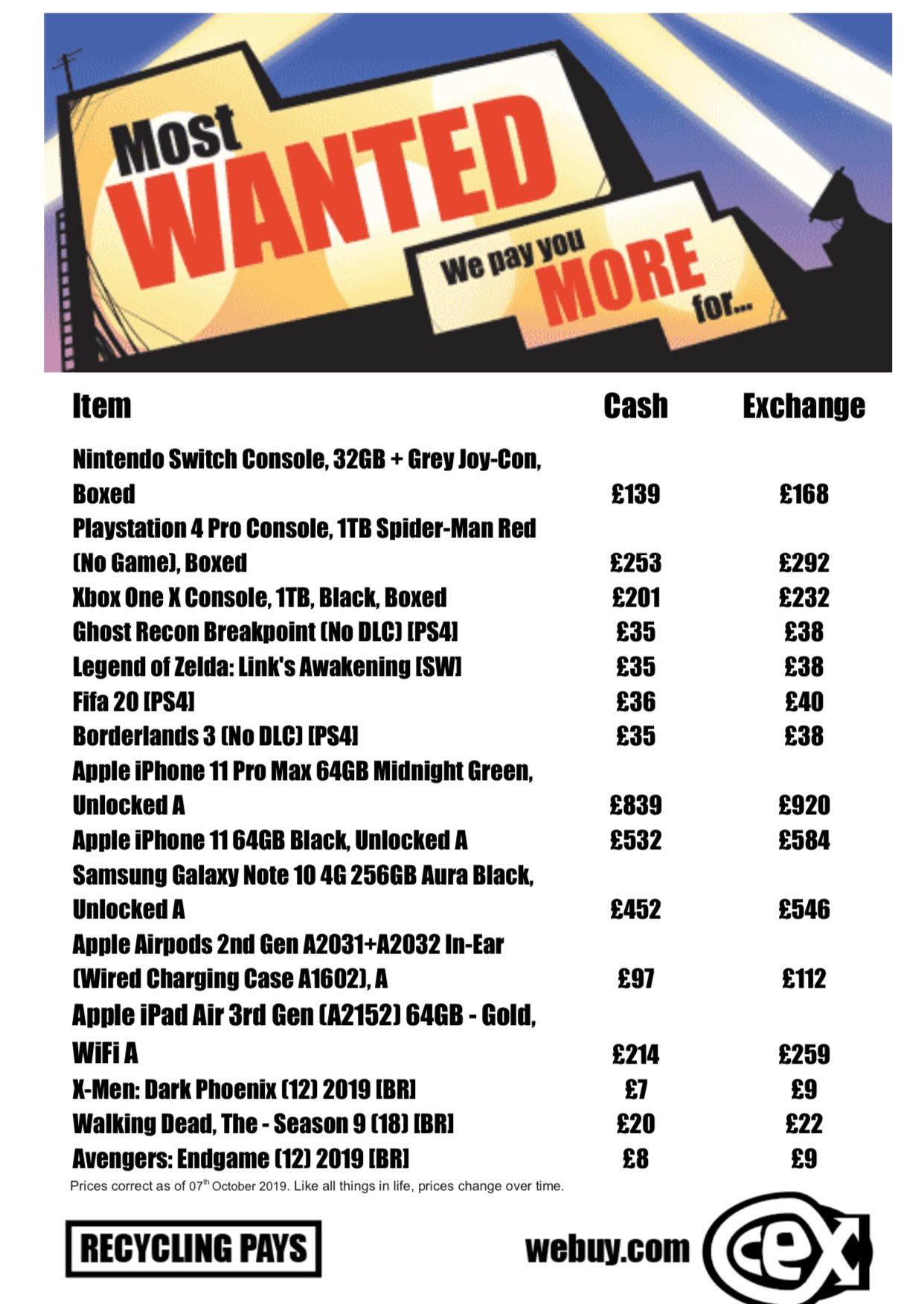 Cex Leicester CexLeicester X