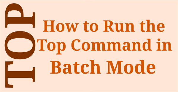 2daygeek's tweet photo. How to Run the Top Command in Batch Mode...For more details @ https://t.co/ohlcGgfWGx
#TopCommand #Linux #Command #BatchMode #Scripting #BashScript #ShellScript https://t.co/5Cn4EN7XZ9