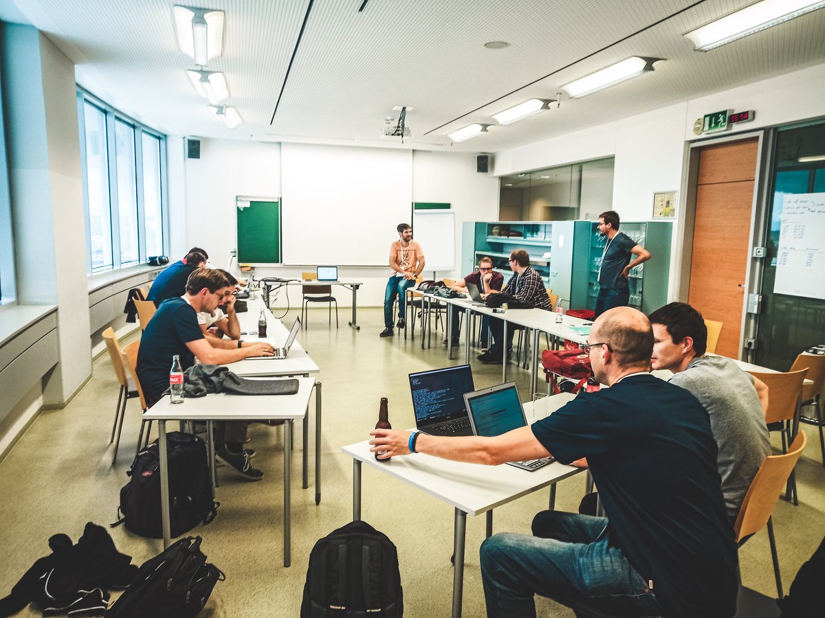 42talents's tweet photo. #SoCraTesAT was a blast! Our @patbaumgartner held a session on #chaosengineering and a workshop on «How to Slice an Elephant» with @dtanzer in Linz, Austria. Have a look at some of Patrick's impressions. #42talents #SoCraTes https://t.co/Qobvq1naM0
