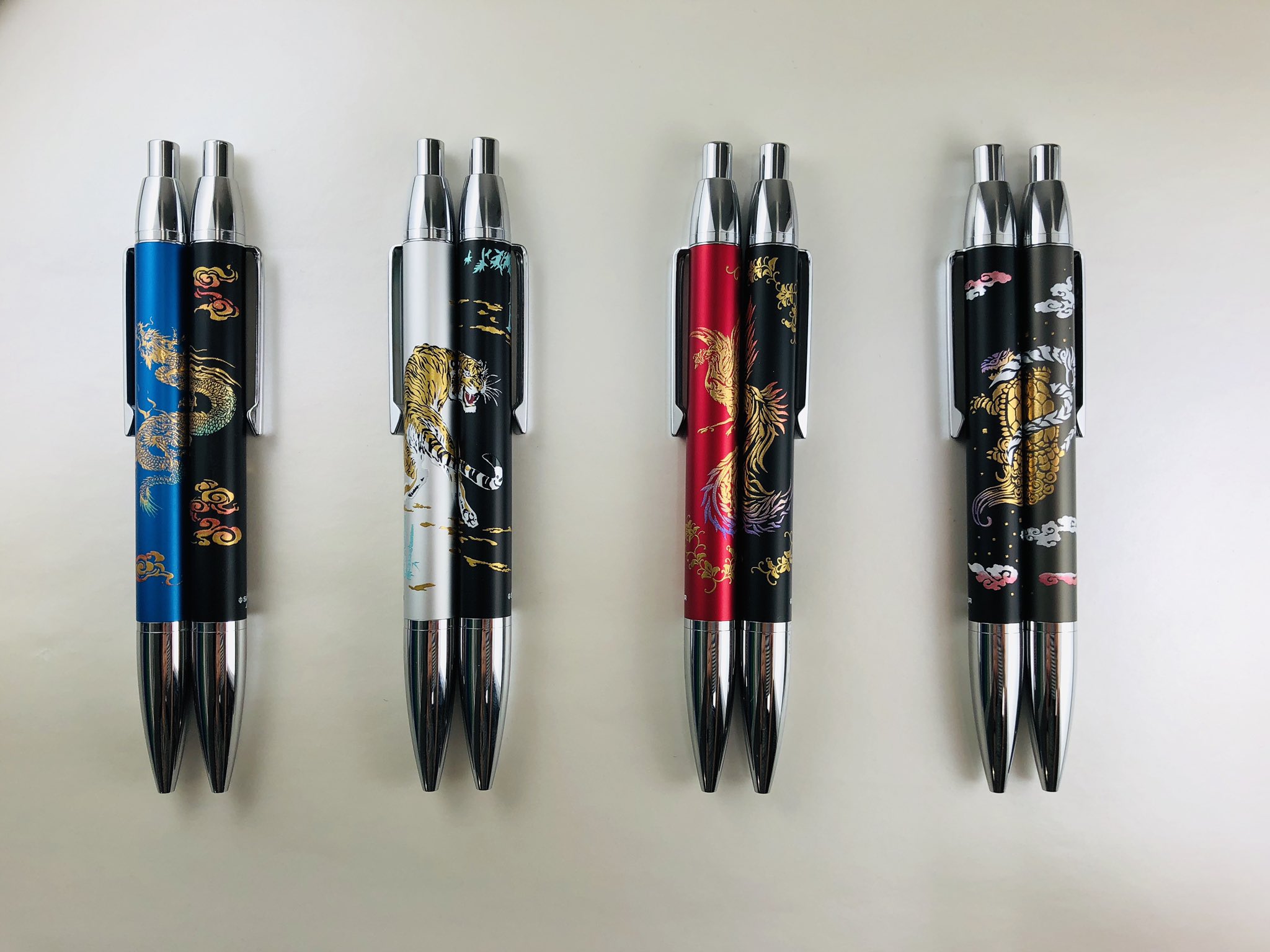 セーラー万年筆 公式 突然ですが かっこいいボールペンのご紹介です 優美蒔絵ボールペン セーラー万年筆 四神 そこはかとない厨二感 T Co Htrireisai Twitter