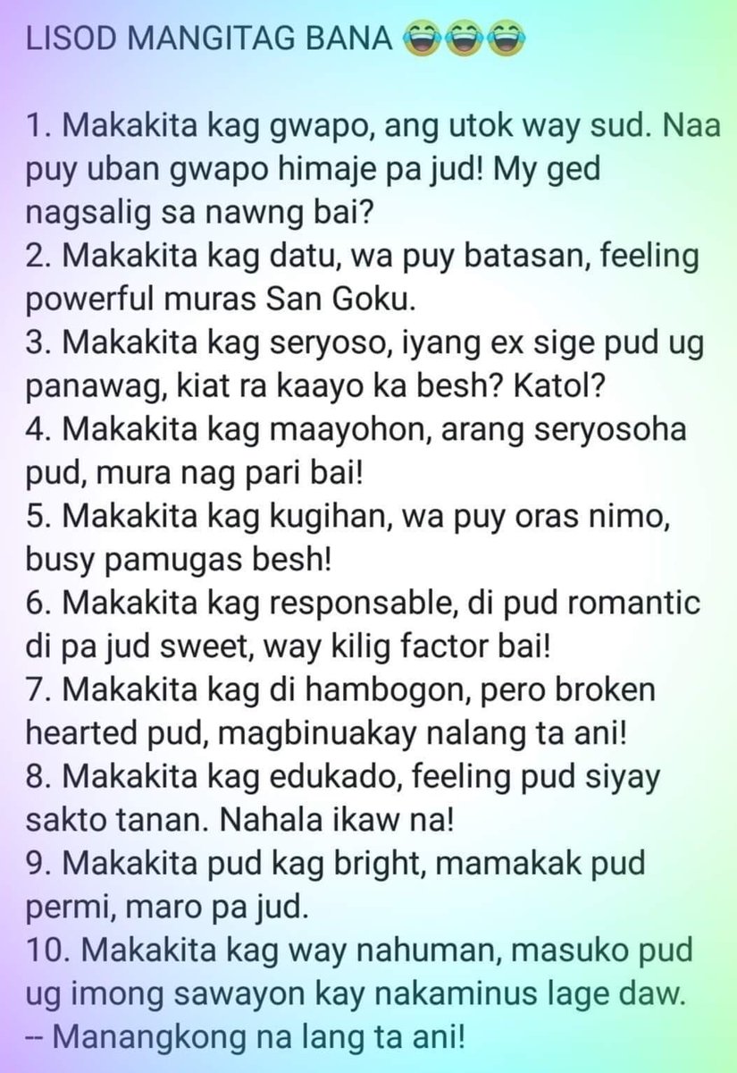 GabasVicky's tweet photo. Aw di dli nlan angitag bana hehehhe https://t.co/HZvjiRkvNM
