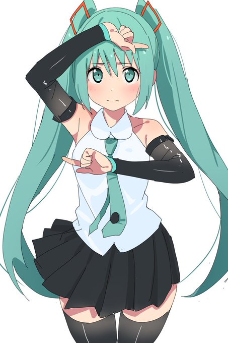 リツイートをせがむ時に使うミクさん 