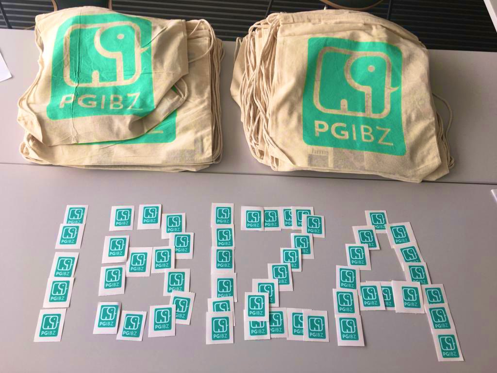 PostgreSQL Ibiza logo, Ibiza word