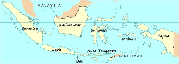 In the simplest sense, the modern nation-states of Malaysia and Indonesia are post-colonial entities and were obviously never one. Modern Indonesia stretches all the way to Papua and modern Malaysia includes parts of Borneo