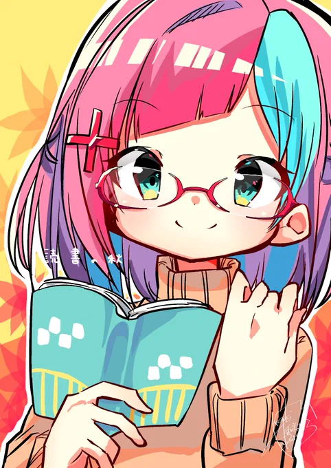 秋っぽいピンキーちゃんらくがき? 