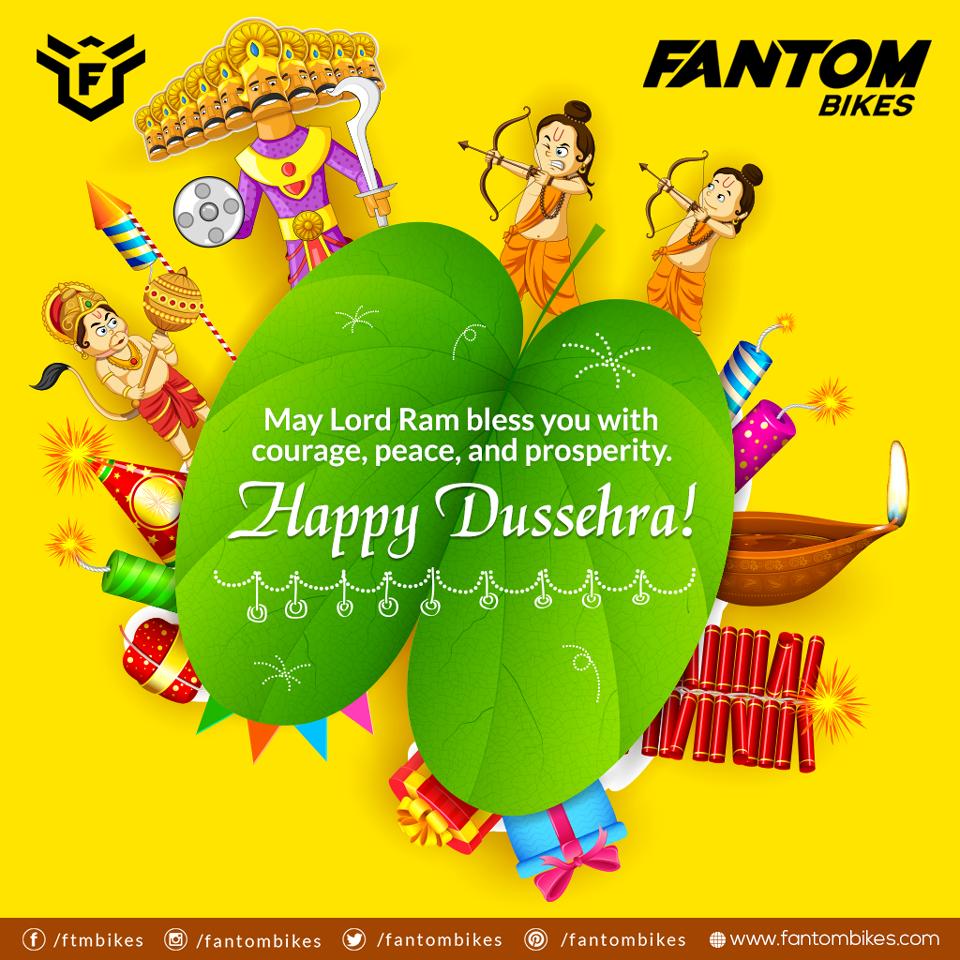 FantomBikes's tweet photo. May Lord Rama bless You and Your Family. Wishing everyone a very Happy Dussehra!
#FantomBikes #HappyDussehra #विजयादशमी #VijayaDashami https://t.co/h9WhcPvsDZ