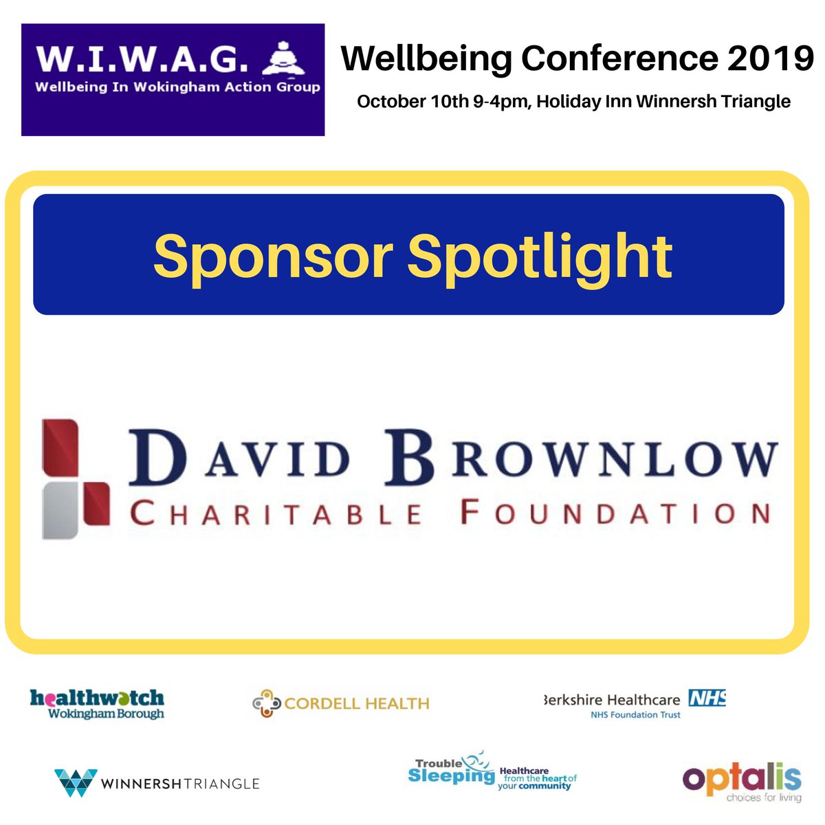 wiwactiongroup's tweet photo. #Sponsorspotlight #DavidBrowningCharitableFoundation 
Another one of our sponsors that we are very thankful for.

The David Brownlow Charitable Foundation is dedicated to enhancing the lives and wellbeing of individuals
and communities where there is an element of disadvantage. https://t.co/XLfnWvG9Fd