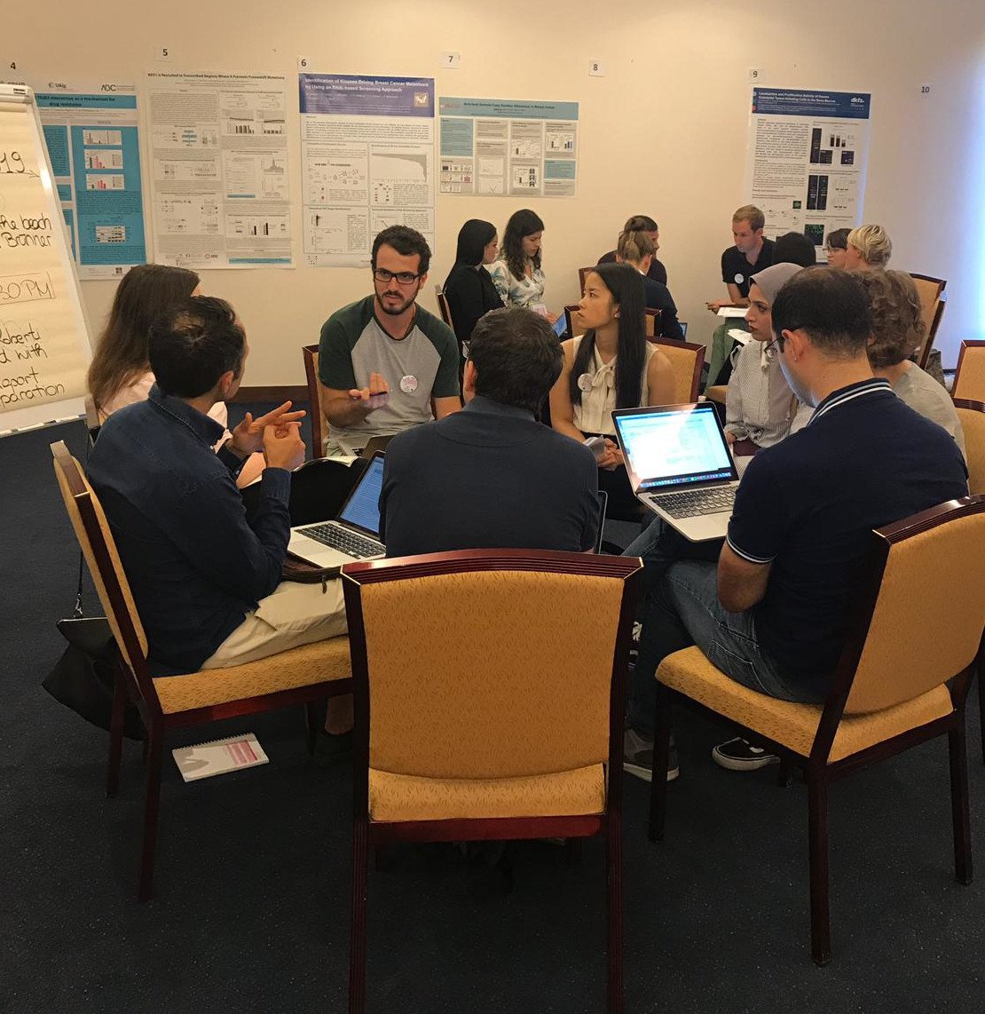 NCT_HD's tweet photo. Summer School in Translational Cancer Research 2019 in Portugal | 64 participants working on today's topic: personalized cancer medicine #NCTHeidelberg #DKFZ #DKTK #CancerCoreEurope https://t.co/PHfsFfi2tN