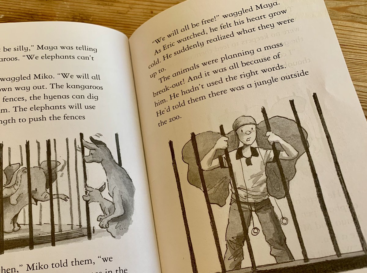 An unexpectedly brutal reminder of the importance of getting it right as a translator from our son’s reading book this morning. It started so well, with Eric talking to the animals using his special ears but “park” became “jungle” and well... chaos and disappointment all round!