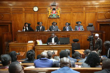 KenyaGovernors's tweet photo. Preliminary Objection filed by the @NAssemblyKE dismissed. The Supreme Court will exercise its discretion and hear the case filed by CoG due to public interest. Directions on the hearing will be issued on 16th October 2019 #Okoadevolution https://t.co/PIhFRksVne