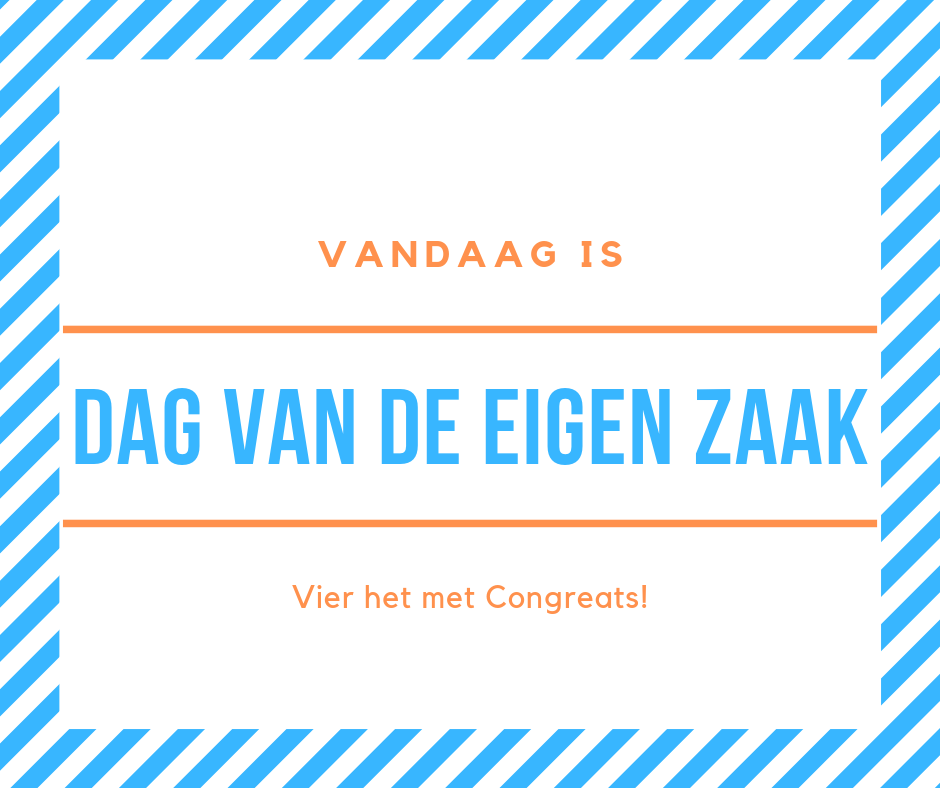 Congreats's tweet photo. Vandaag is het dag van de eigen zaak! Dit vieren wij met het eerste jaar gratis hosting bij een website of webshop.

Profiteer hier snel van! Neem contact met ons op via 0850656874 of info@congreats.com.
Bezoek trouwens ook eens https://t.co/n9lM3XZuK0 https://t.co/jg37dF3USl