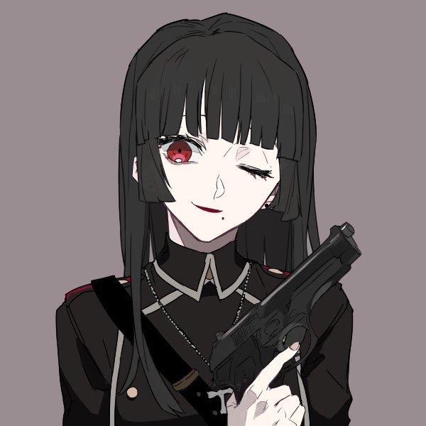 黒髪赤眼のtwitterイラスト検索結果