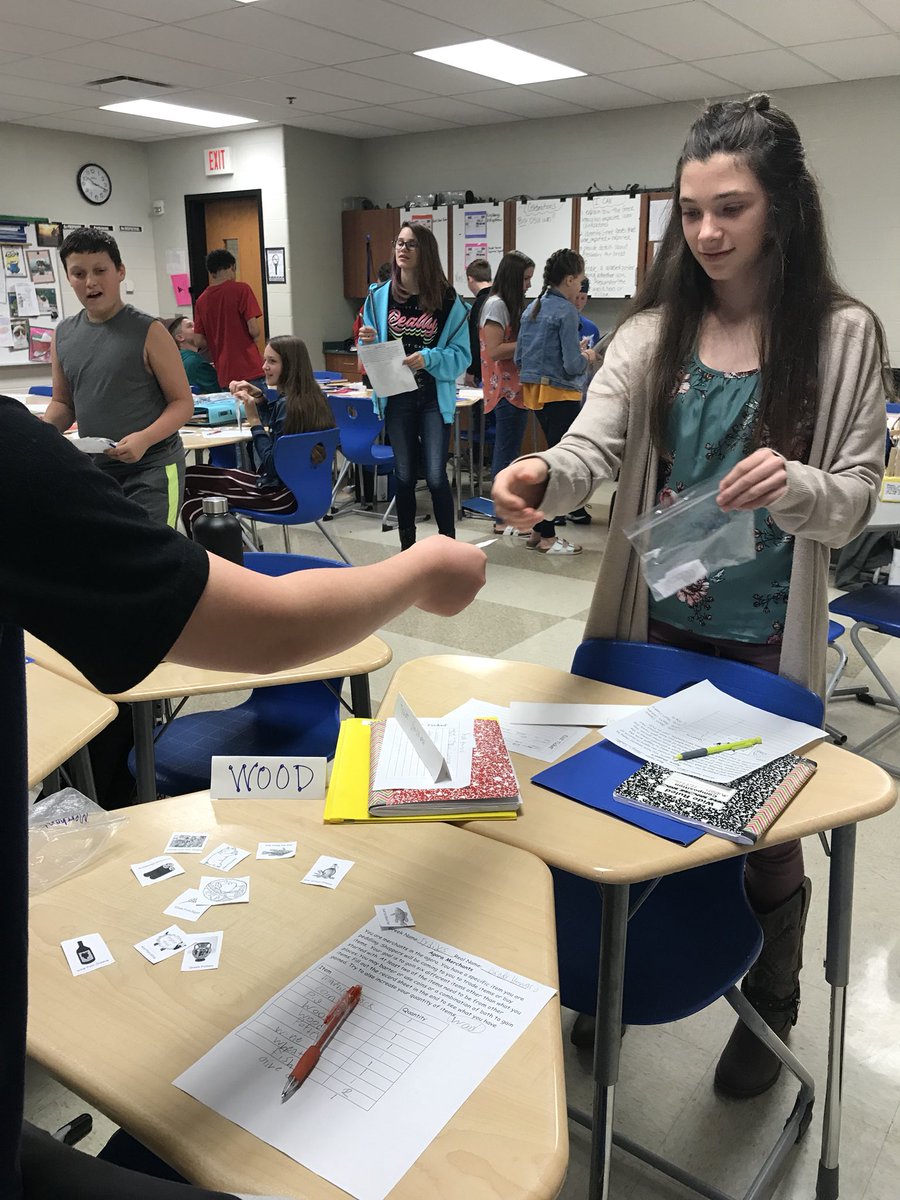 kwohlgam's tweet photo. West M 7th graders learning to “haggle in the Agora”! https://t.co/7zbSJAwpzA