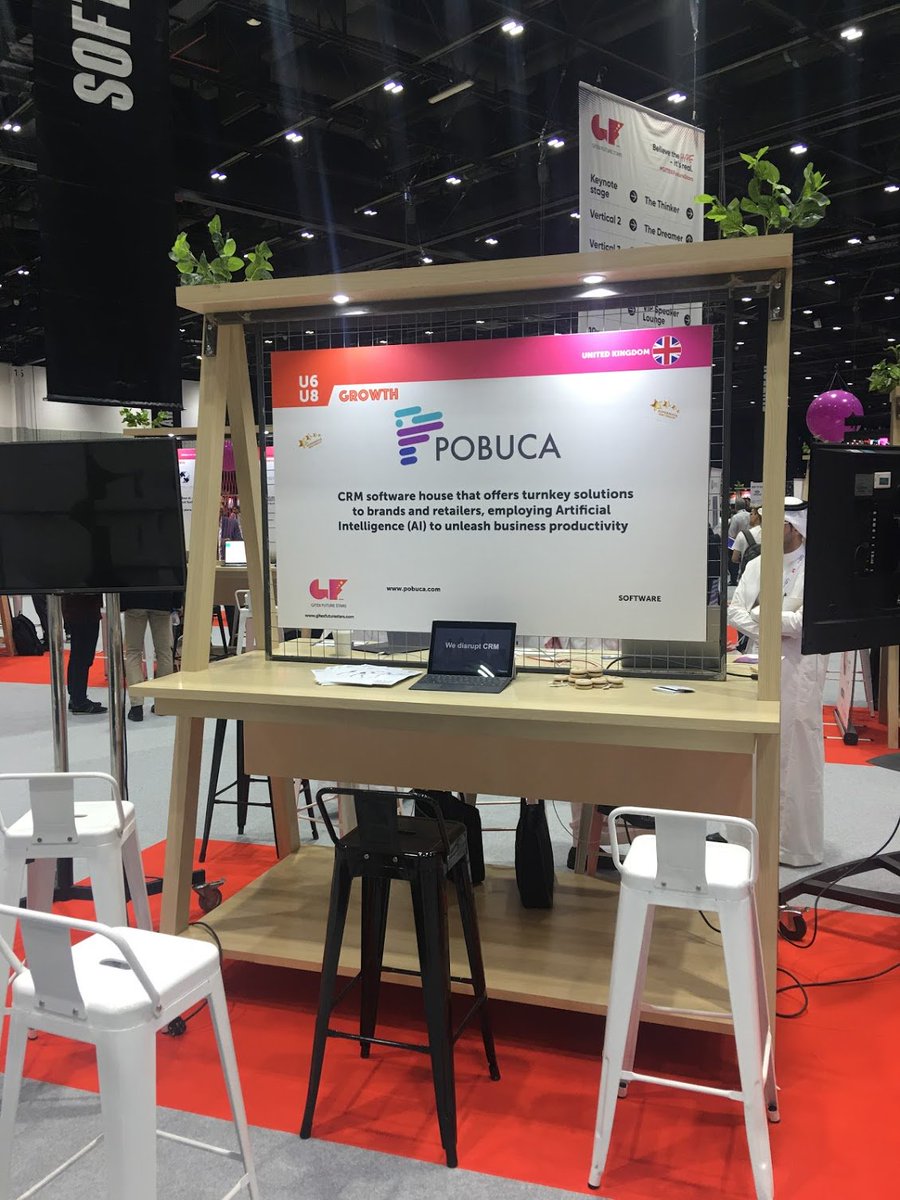 pobuca_cx's tweet photo. The #Pobuca team wrapped up day 3 at #GITEX2019 and #GITEXFutureStars. Thanks everyone who stopped by to talk about AI, CRM, growth opportunities and more.
#YourGrowthOurResponsibility #MENA #Dubai https://t.co/6jeZO8ipvw