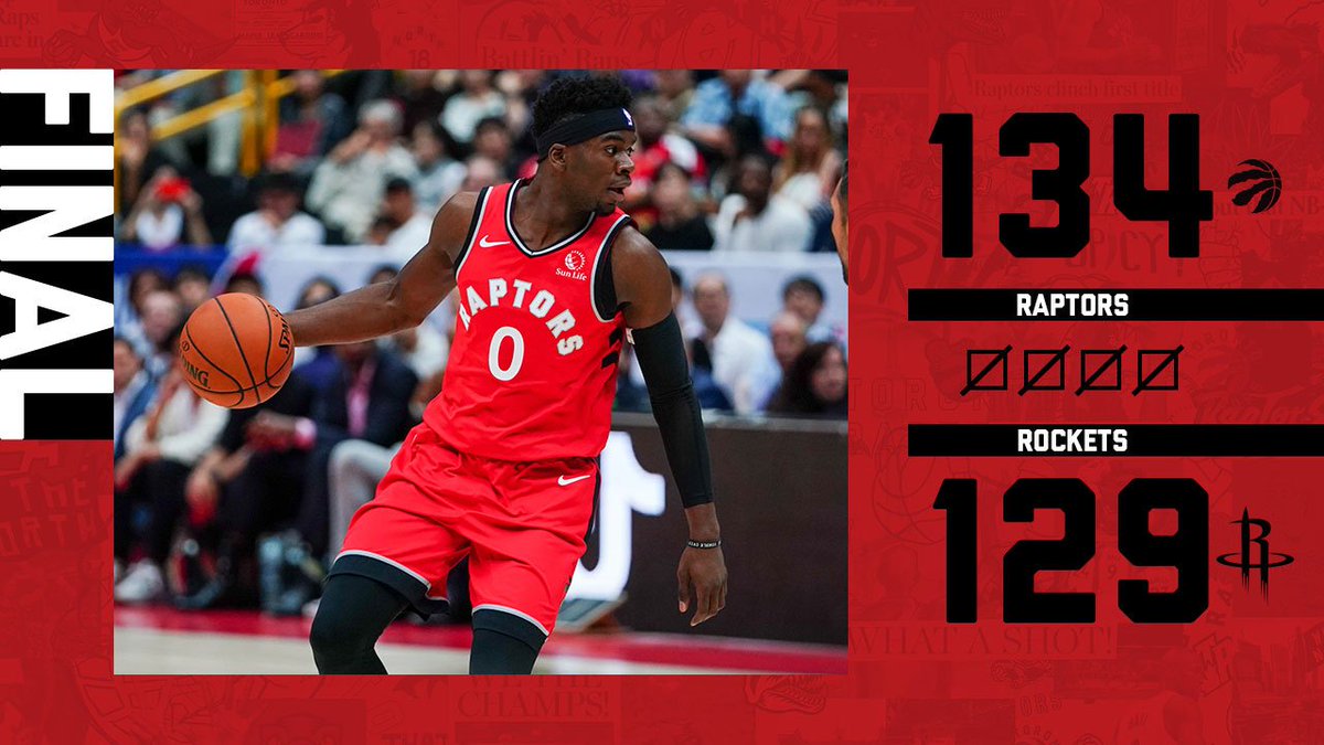 Raptors's tweet photo. Warning... It's great to be back. #WeTheNorth https://t.co/3zUycgdcXj